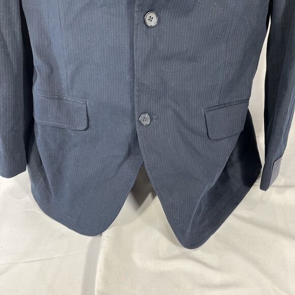 GAP BLAZER MENS 42R BLUE SUIT JACKET NWT NEW TWO BUTTON COTTON SPANDEX SUIT TOP - Picture 2 of 13